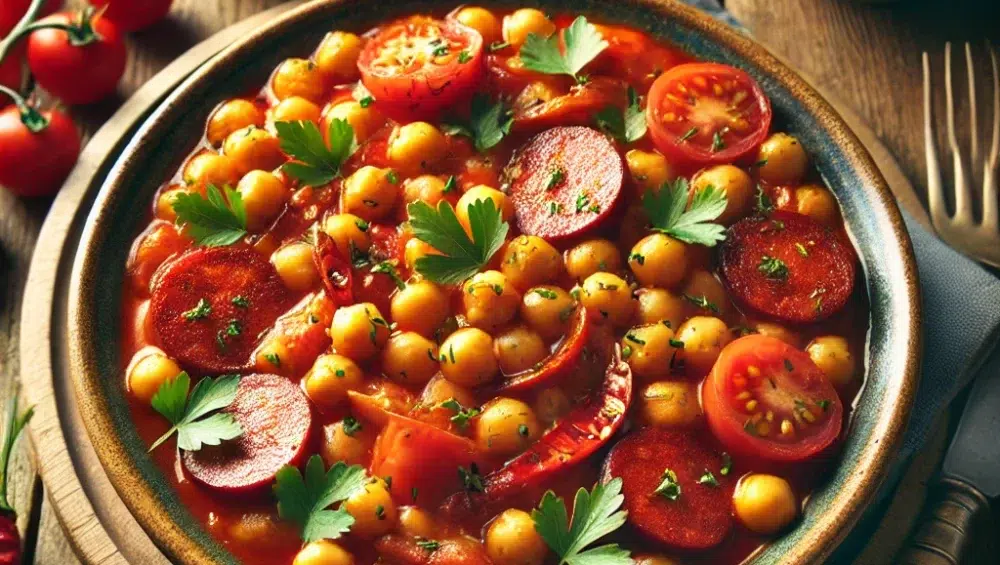 Ciecierzyca z chorizo
