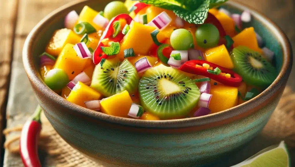 salsa z mango i kiwi