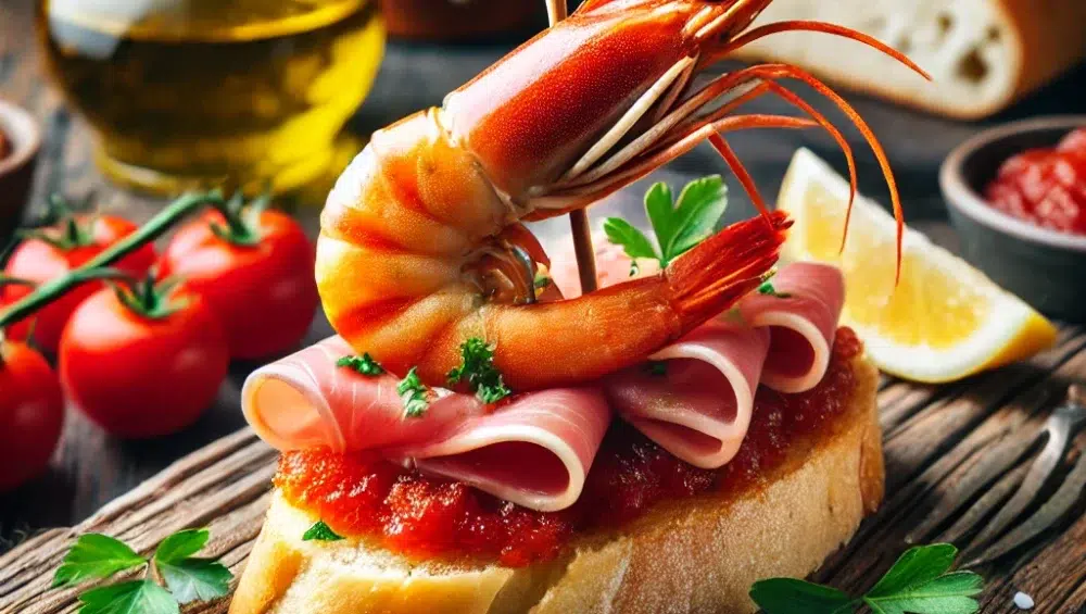 Pintxo de mar y montaña