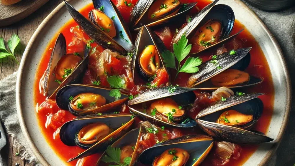 Mejillones a la marinera