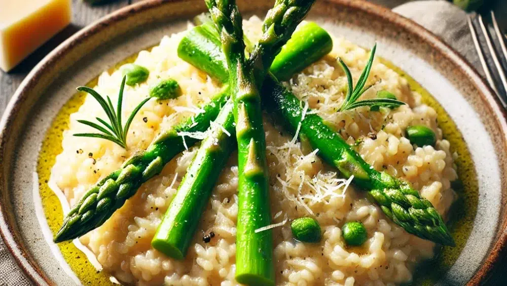 Włoskie risotto ze szparagami