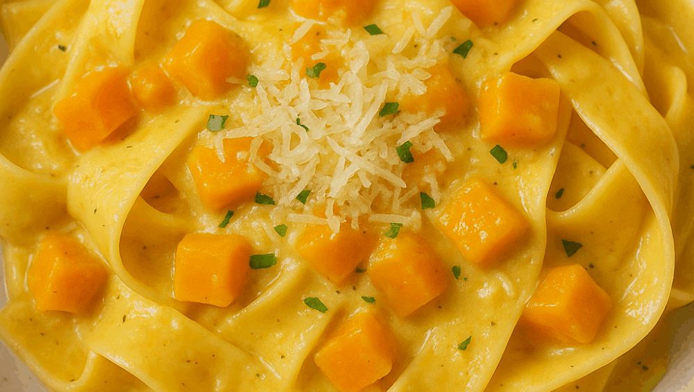 Pappardelle z dynią i parmezanem