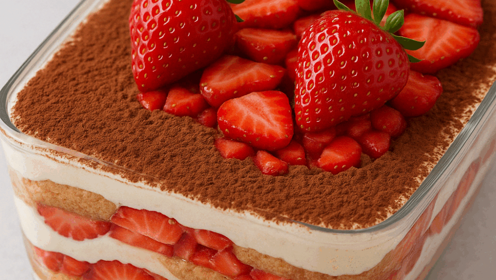 Tiramisu truskawkowe