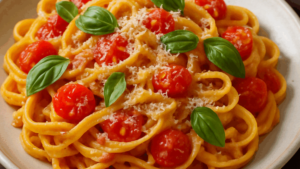 Tagliatelle z sosem szalotkowym