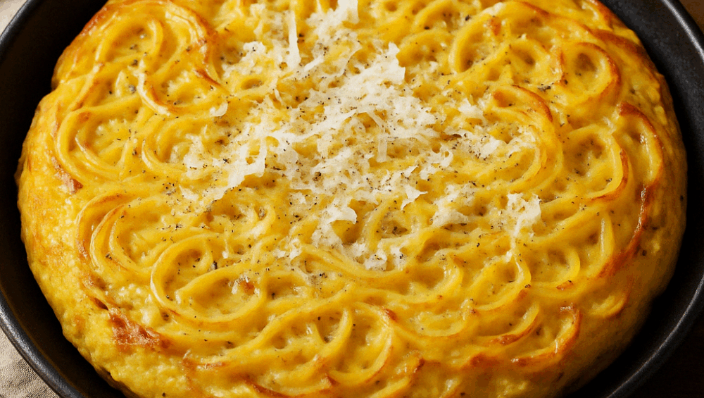 Spaghetti frittata