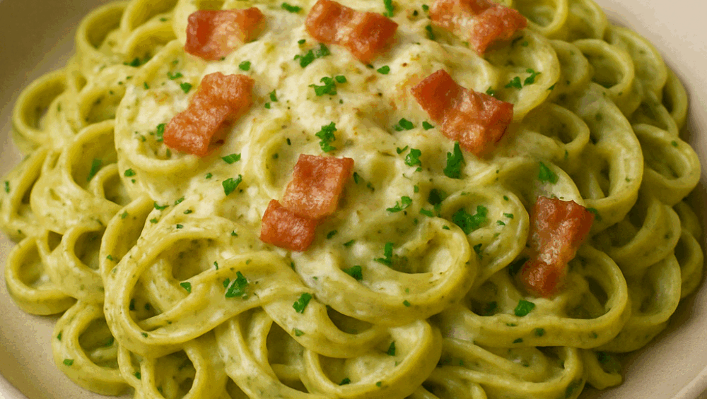Makaron z boczkiem i mascarpone