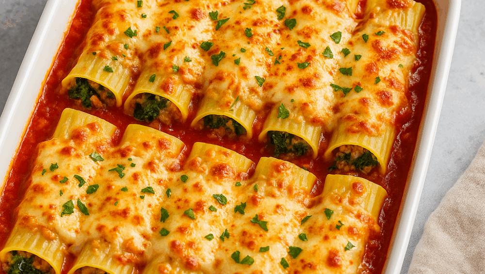 Cannelloni ze szpinakiem