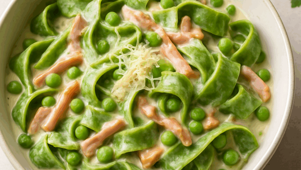 Szpinakowe pappardelle