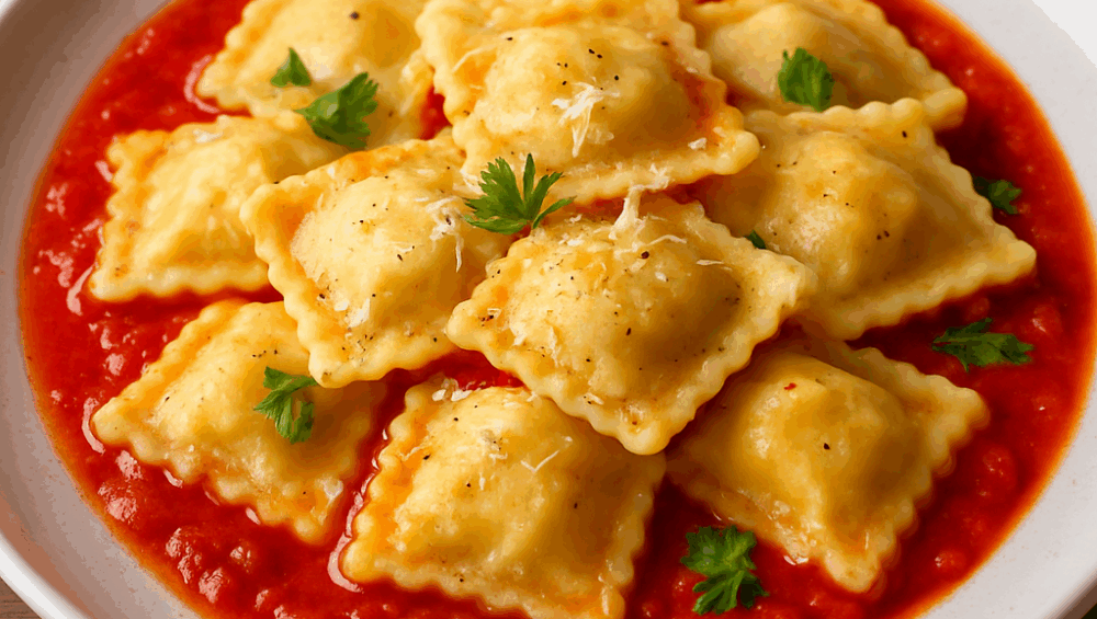 Ravioli z ricottą