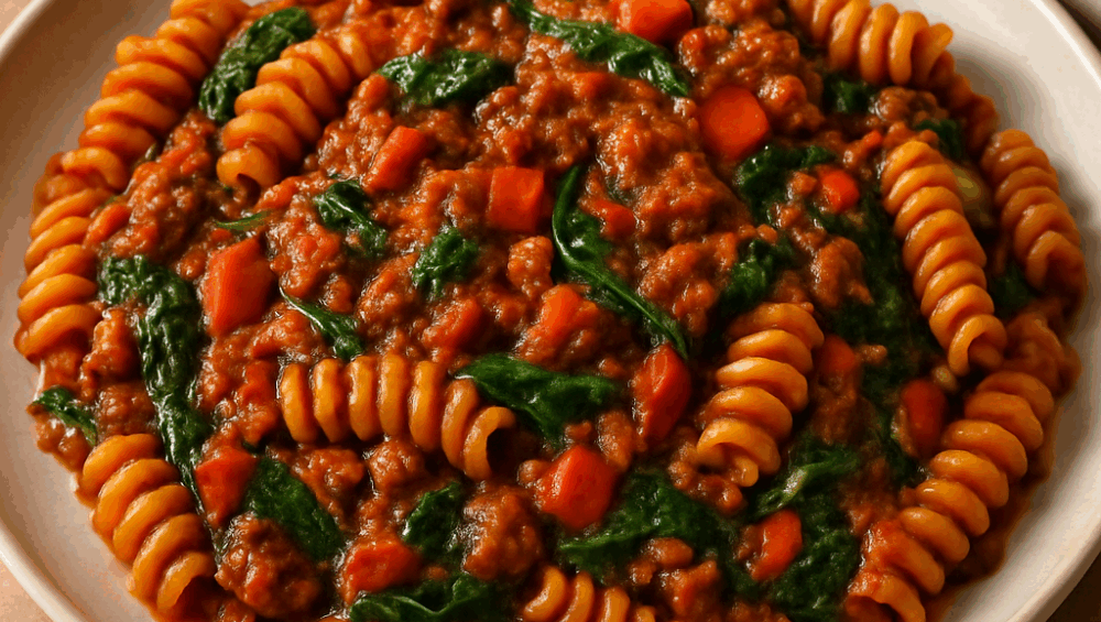 Fusilli al torchio w sosie pomidorowym