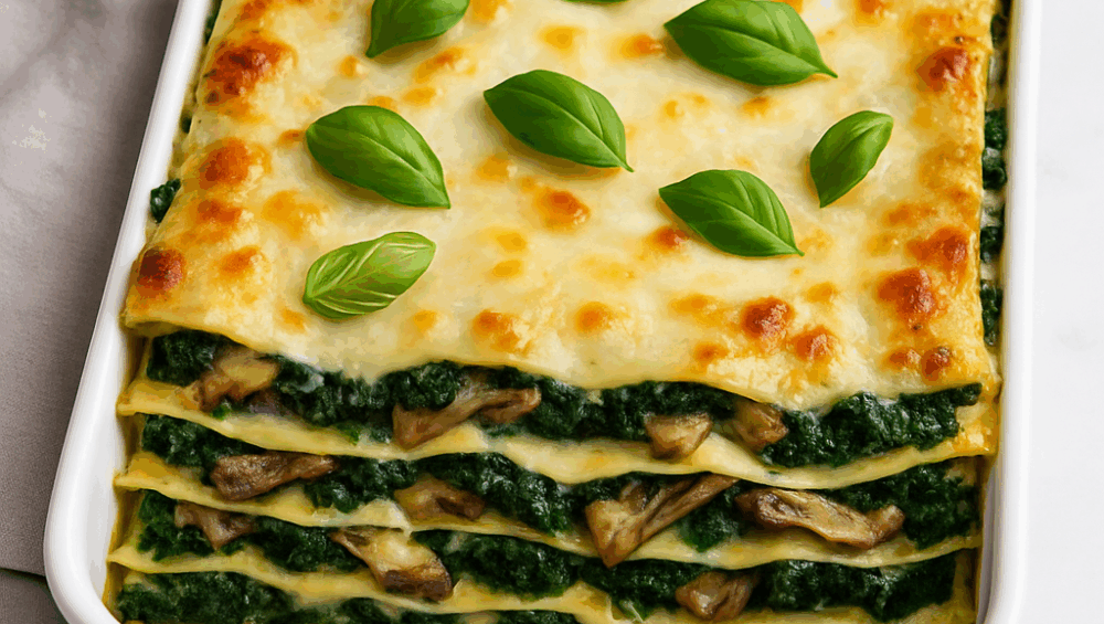 Lasagne ze szpinakiem