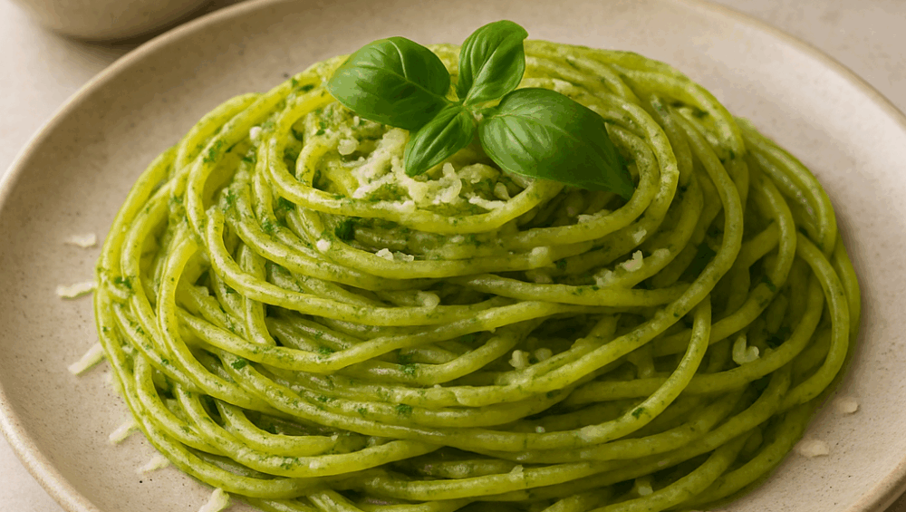 Spaghetti z pesto alla genovese