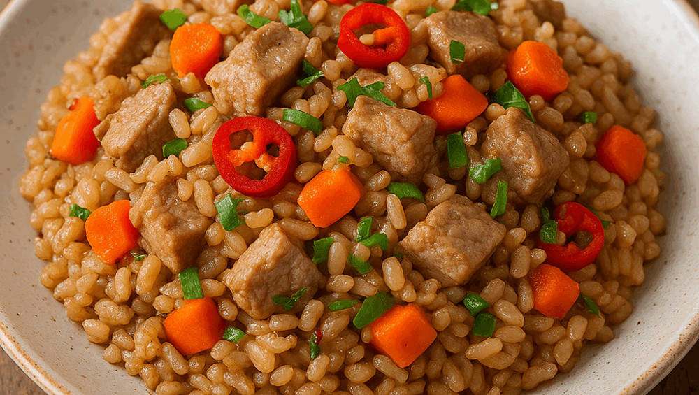 Risotto z brązowego ryżu