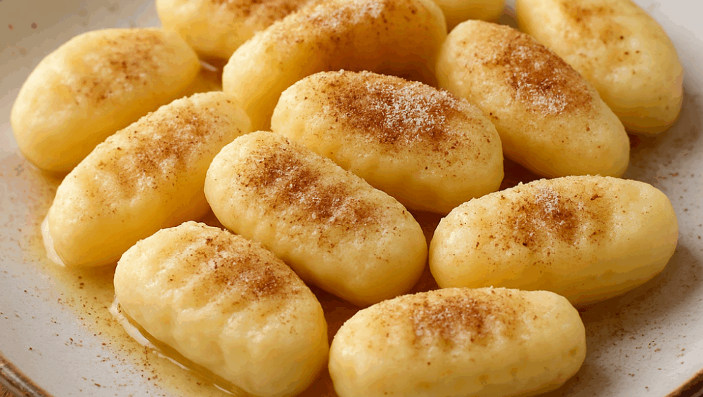 Gnocchi serowe na słodko